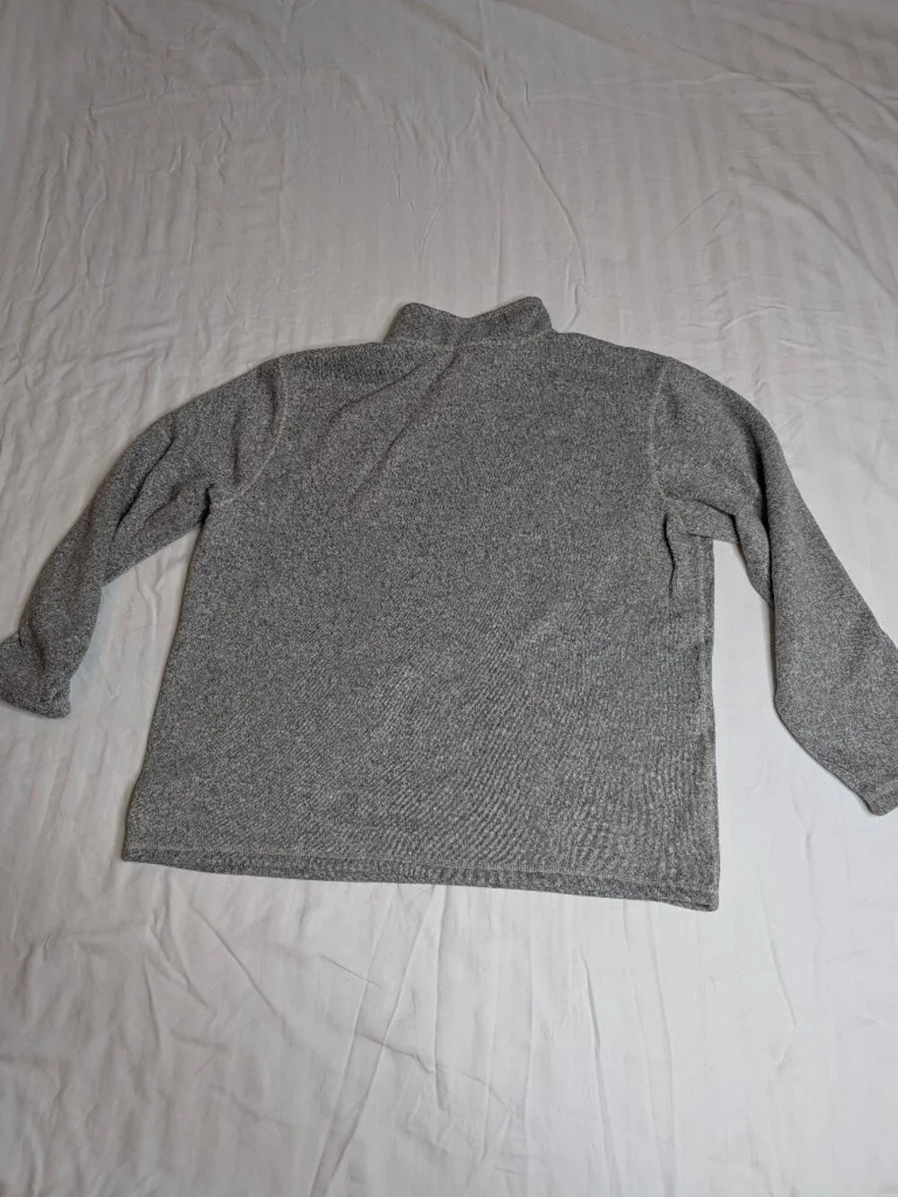 Mens Northface Fleece 1/4 Zip Size XL in Heather Gray